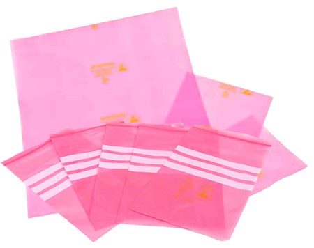 Pink Anti-Static Bags 125x200mm (5x8in)