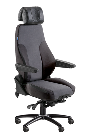 24H chair, black/grey