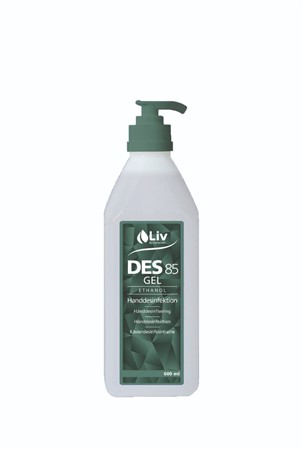 Hand desinfection gel 85, 600ml