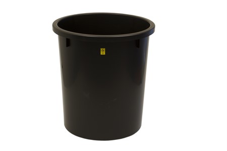 Wastebin ESD, 35L, Round, Black