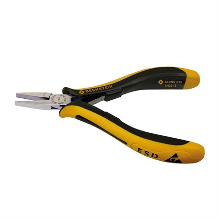 ESD flat nose pliers CLASSICline not serrated jaws 120mm