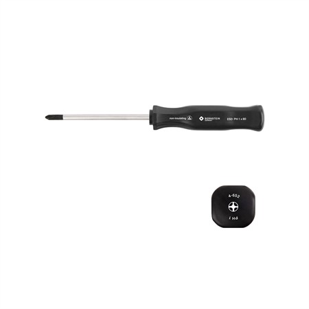 ESD screwdriver cross-recess PH1