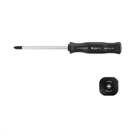 ESD screwdriver cross-recess PH2