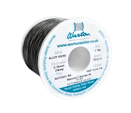 Soldering wire AUTOSOL RA 2%, 0,56mm x 0,5kg, 60/40