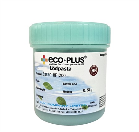 Solder paste S3X70-HF1200, 500gr jar