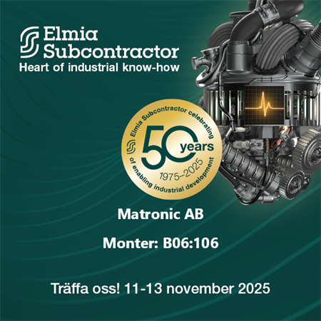 Vi ses på Elmia Subcontractor - nästa vecka smäller det!