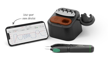 B.IRON TWEEZERS Station Battery-Powered Rework