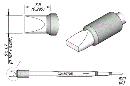 Cartridge Chisel5 X 1.7 HT EL