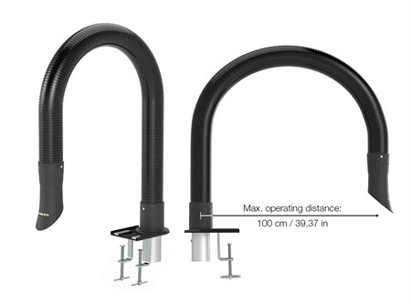 Flexible Arm + Clamp Ø50mm X 1,2m