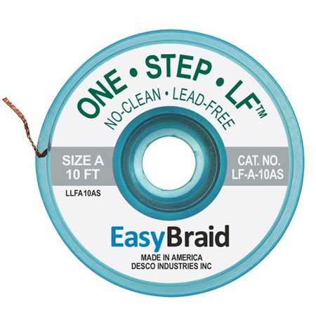 Desoldering Braid LF A 0,64mmx3m SILVER 25/pack (LEADFREE)
