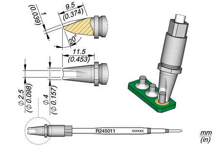 Cart. Pin-Connector Ø2.5 S1