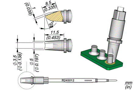 Cart. Pin-Connector Ø 3.5 S1