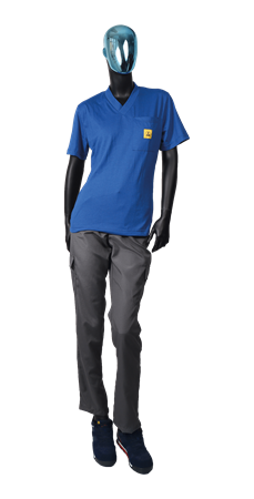 ESD V-neck t-shirt