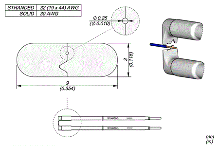 Cartridge 30G, Ø 0.25mm