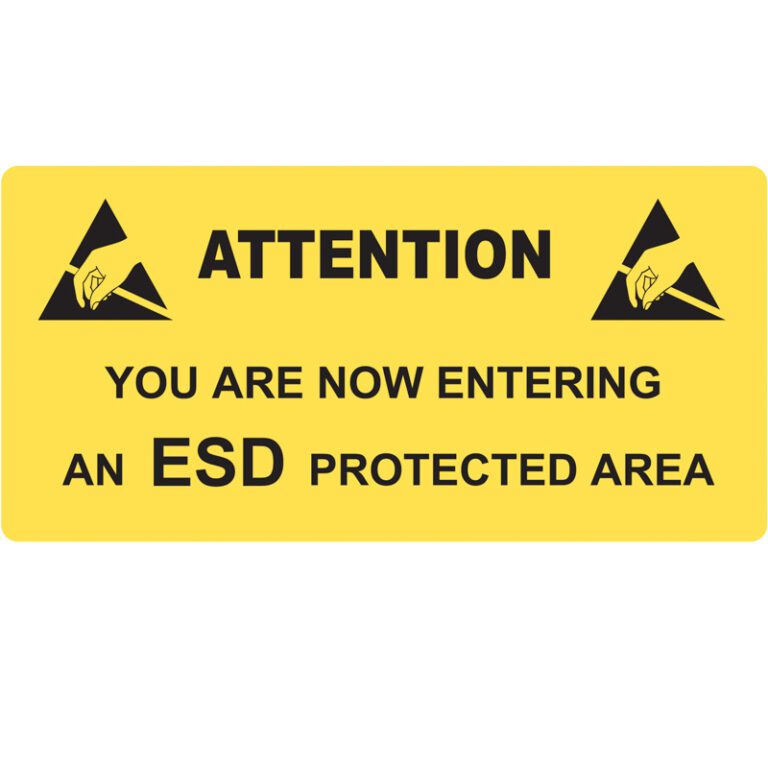 ESD signage